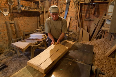 W warsztacie bednarza